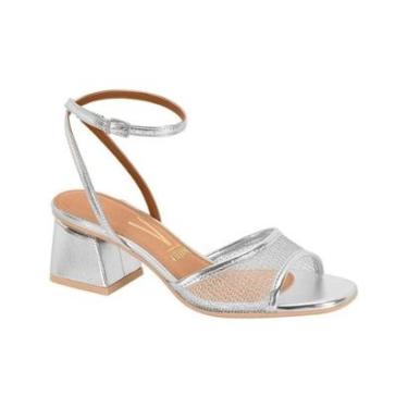 Imagem de Sandália Festa Vizzano Prata Feminina VIZZANO-Feminino
