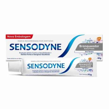 Imagem de Creme dental sensodyne 50g branqueador extra fresh