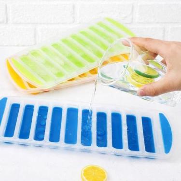 Imagem de Kit 3 Formas de Gelo Palito Silicone + Plastico PP Garrafas - Fasini