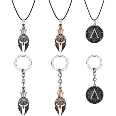 Imagem de Pingente de chaveiro, capacete Spartan Warrior, design vintage