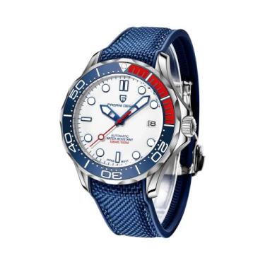 Imagem de Relógio Mecânico Automático Retro Luxuoso Para Homens, À Prova d'Água,