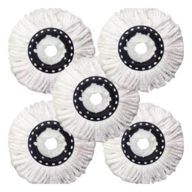 Imagem de 5 Refil Mops 360 Esfregão Giratório Spin Fit Balde - Uni