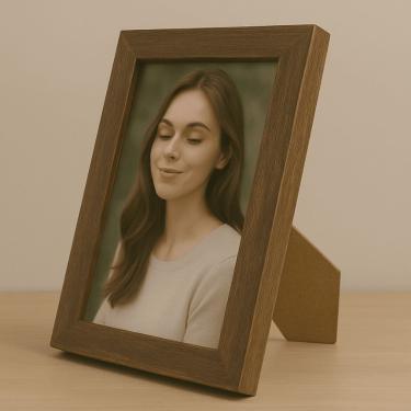 Imagem de Porta Retrato 15x20 para Decoração em Parede com Design Sofisticado Branco FWB