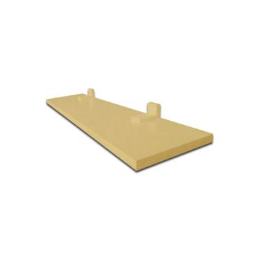 Imagem de Prateleira F031 80x20CM MDF com Suporte Fixação Parede Natural para Organização
