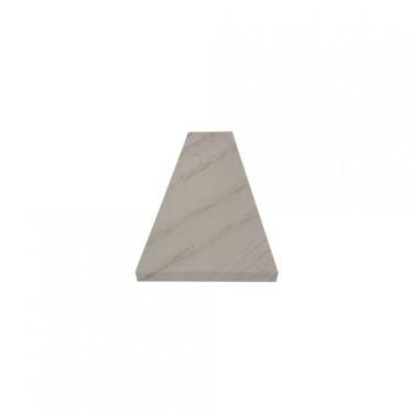 Imagem de Prateleira Simples 50x20CM com Borda em MDF para Organização de Ambientes Retangular Am...