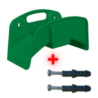 Imagem de Porta Mangueira Jardim para Organização Até 10kg Plástico Resistente Anti Manchas Verde...