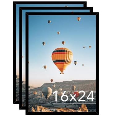 Imagem de Conjunto de molduras JCJMY Black 40x60cm para pôster e foto, pacote co