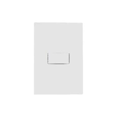 Imagem de Interruptor Simples Linha I9 10A para Ambientes Internos com Acabamento Sofisticado Branco Ilumi