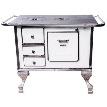 Imagem de Fogão a Lenha N1 Direito Maestro Branco