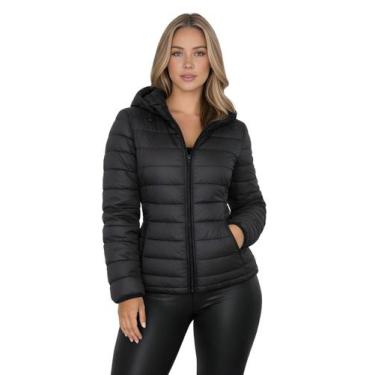 Imagem de Jaqueta Bobojaco Feminina Capuz Removivel Preta - Sunset Concept, Pret