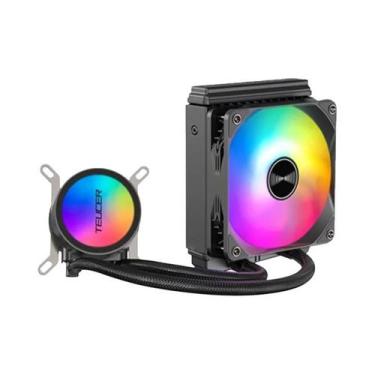 Imagem de Ventilador De Resfriamento RGB De 12cm TEUCER AF-120, Dissipador De Ca