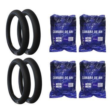 Imagem de Kit 4 Câmaras De Ar Para Motos Pneu Aro 18 - 8454 Bremen