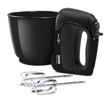 Imagem de Batedeira Mini Chef Portátil Arno HM01 SX1608B2  400W Preta - 220V, 22