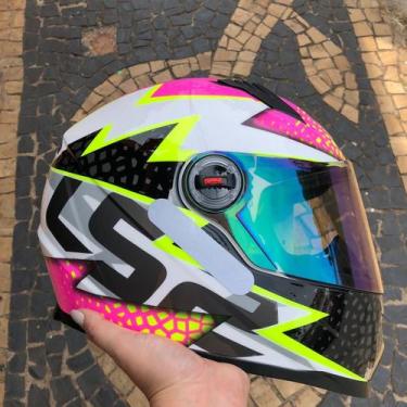 Imagem de Viseira Camaleão Capacete Ls2 Ff358 Light Clara Polivisor