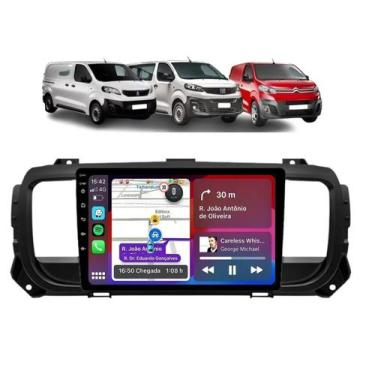 Imagem de Kit Multimídia Jumpy Expert Scudo 2017 / 2024 9 Pol Android Carplay 2/