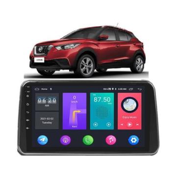 Imagem de Kit Multimídia Kicks 2016 / 2025 S PCD Active Android 9 Pol 2/32Gb Car