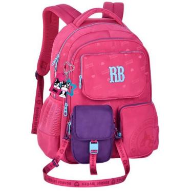 Imagem de Mochila de costas e de bordo 17,5 Urban Mix Rebecca Bonbon - rosa
