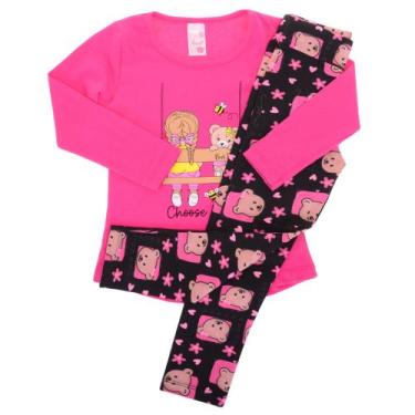 Imagem de Conjuntos Infantil Meia Estação Menina Roupa Frio - ANALÊ, Pink a, 3