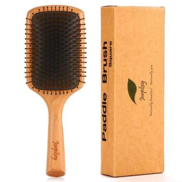 Imagem de Escova de cabelo Jorplixy Wooden para homens e mulheres