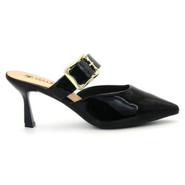 Imagem de Scarpin Via Uno 897007 Sapato Salto Fino Social Feminino, 35, Preto, V