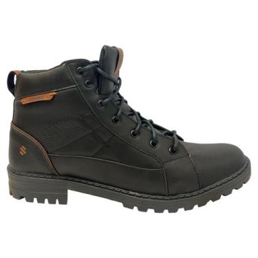 Imagem de Bota Sound Coturno Ziper Lateral Masculino, Preto, 42