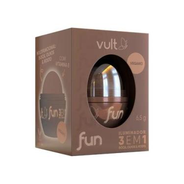 Imagem de Iluminador Facial VULT Fun Dourado Radiante 3 em 1 - 6,5g