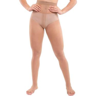 Imagem de Meia Calça Feminina Casual Fio 10 Trifil Dedinhos De Fora W06356, Natu