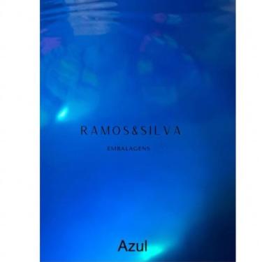 Imagem de 100 embalagem de ovo de pascoa colorida 50x70 Folha laminada:Azul - oe