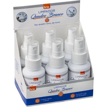 Imagem de Spray Limpa Quadro Branco BRW 60ML Display com 6 Unidades para Limpeza Profissional