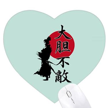Imagem de Tapete de borracha para escritório com coração Xiake Japan Character Courage
