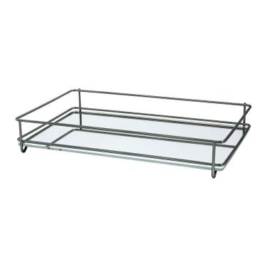 Imagem de Bandeja Hara Fence Black Matte 15X25 Cm