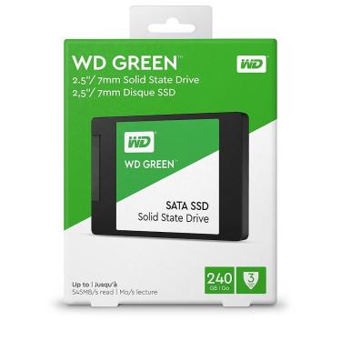 Imagem de SSD - 2,5pol / SATA3 - 240GB -  Green - WDS240G2G0A