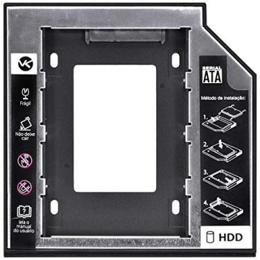 Imagem de ADAPTADOR CADDY PARA HD OU SSD GAVETA DVD NOTEBOOK SATA 9.5MM AC-95 - VINIK