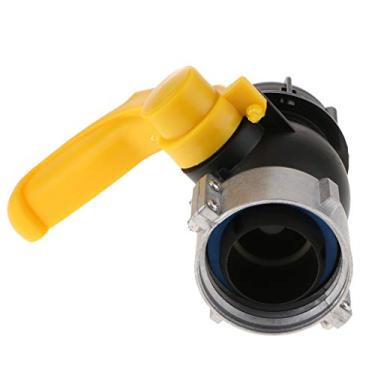 Imagem de SDENSHI Adaptador de drenagem para tanque IBC, substituição do conector da mangueira do tanque de água da mangueira do jardim, (62 mm a 55 mm)