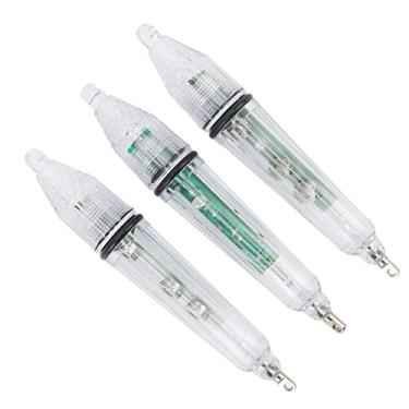 Imagem de Lâmpada subaquática, três cores 3 peças. Lâmpada de caça submarina LED portátil de componentes eletrônicos descartáveis ​​alimentada por bateria para lago