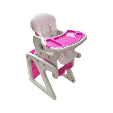 Imagem de Cadeirão 2 em 1 Vira-Mesinha e Alimentação Baby Style Rosa