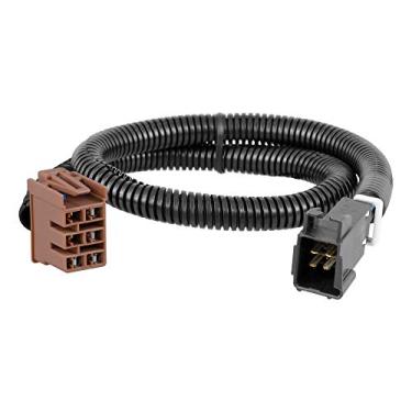 Imagem de CURT Chicote de fiação do controlador de freio do reboque elétrico 51342, Select Chevrolet Silverado, Suburban, Tahoe, GMC Sierra, Yukon, Escalade, Preto