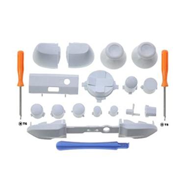 Imagem de MOOKEENONE Peças de substituição, teclas personalizadas, conjunto completo de botões para controle Xbox Series X S