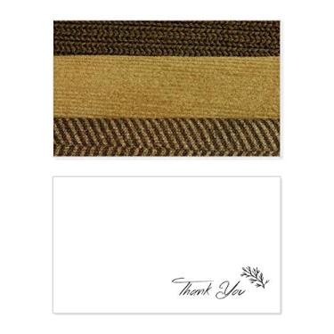 Imagem de Tecido linho, barra tripla, marrom, abstrato, cartão de agradecimento, aniversário, saudação, casamento, agradecimento