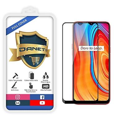 Imagem de Película De Vidro Temperado 3D Full Cover Para Realme C3 com Tela de 6.5" Polegadas - Proteção Blindada Top Premium Que Cobre Toda A Tela