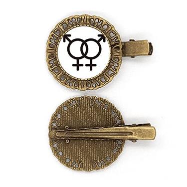 Imagem de Presilha de cabelo Identifying Rainbow Igualance com distinção de números duplos