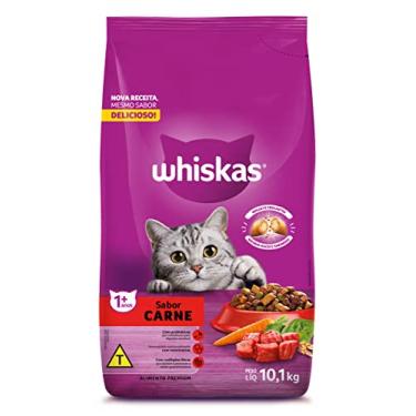 Imagem de whiskas Ração Whiskas Carne Para Gatos Adultos 10 1 Kg