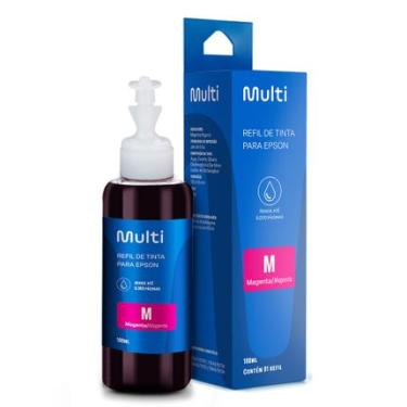Imagem de Refil De Tinta Para Impressoras Epson 100 Ml Cor Magenta - RF007OUT [Reembalado] RF007OUT