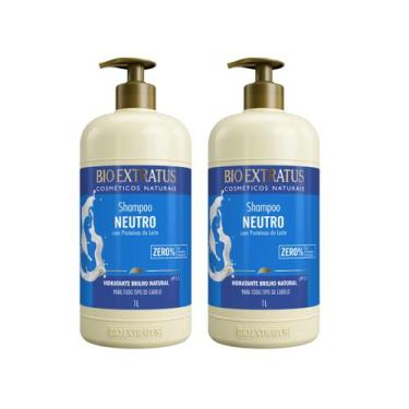 Imagem de Kit 2X Shampoo Bio Extratus Neutro - Proteção E Brilho Natural