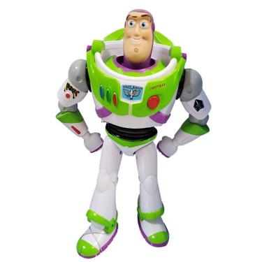 Imagem de Boneco Brinquedo Toy Story Buzz Lightyear Articulado com Som