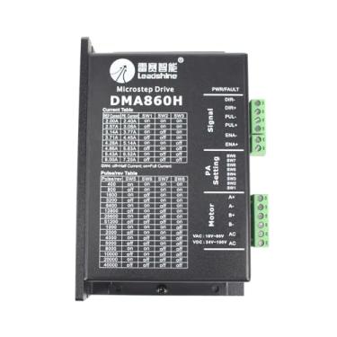 Imagem de CNCTOPBAOS Controlador de motor de passo Leadshine DMA860H 200KHz 18-80V AC 7.2A Driver para nema23 57 / nema34 86/2-Phase Stepper Motor Stepping Motor/CNC Router gravadora