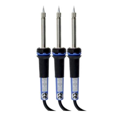 Imagem de Kit 3 Ferro Solda Rápido Aquecimento 40W Temperatura 420ºC Constante Fs-40-220V Portátil Instrutherm