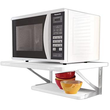 Imagem de Suporte Para Micro-ondas com 2 prateleiras Multivisão Branco - 2Z-UV