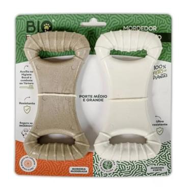 Imagem de Kit Biobone 2 Unid. Mordedor Natural para Cães (Grande Kit, Laranja e Cana)