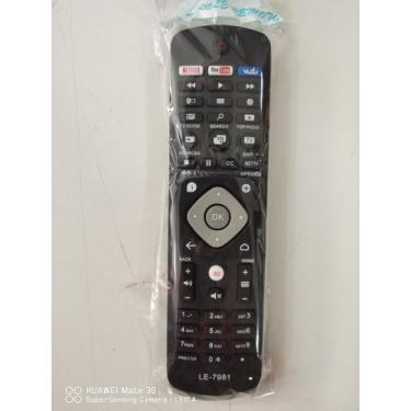 Imagem de Controle Remoto Philips LCD com Netflix/youtube LE-7981 - Lelong